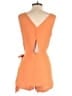 Zara Solid Orange Romper Size XS - photo 2