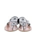 Jack Rogers 100% Leather Silver Sandals Size 7 1/2 - photo 2