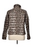 Lands' End 100% Polyester Animal Print Gold Faux Fur Jacket Size XL - photo 2