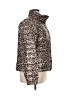 Lands' End 100% Polyester Animal Print Gold Faux Fur Jacket Size XL - photo 4