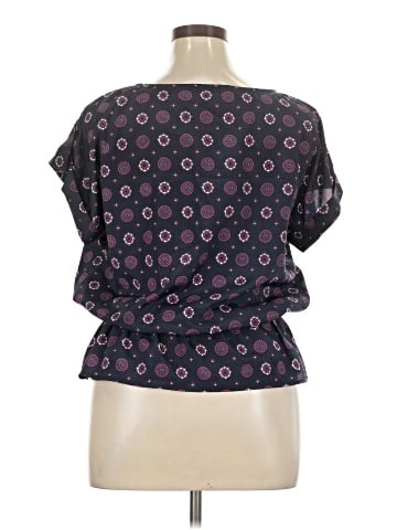 MICHAEL Michael Kors Short Sleeve Blouse (view 2)