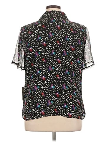 Jones New York Short Sleeve Silk Top (view 2)