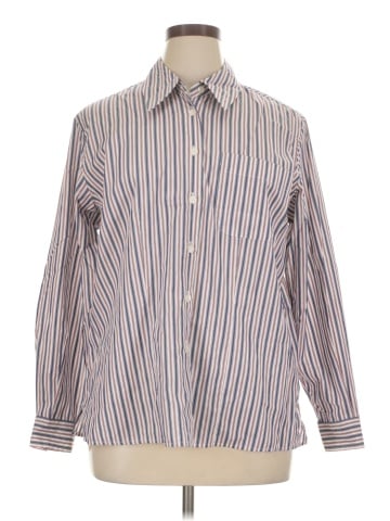 Elisabeth by Liz Claiborne Long Sleeve Button-Down Shirt (view 1)