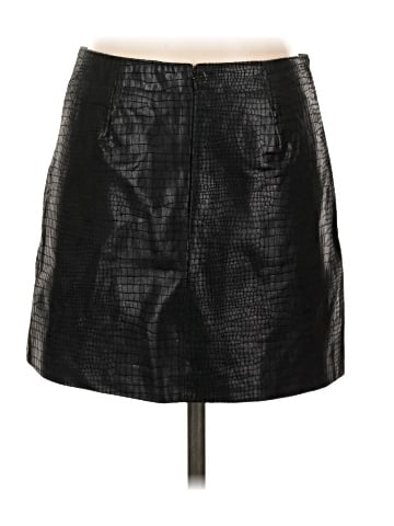 Bebe Faux Leather Skirt (view 2)