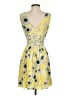 Zara Basic Print Yellow Cocktail Dress Size XS - photo 2