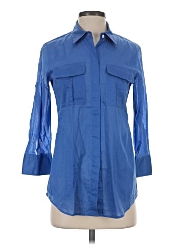 Theory 3/4 Sleeve Button-Down Shirt (view 1)