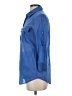 Theory 100% Cotton Blue 3/4 Sleeve Button-Down Shirt Size S - photo 5