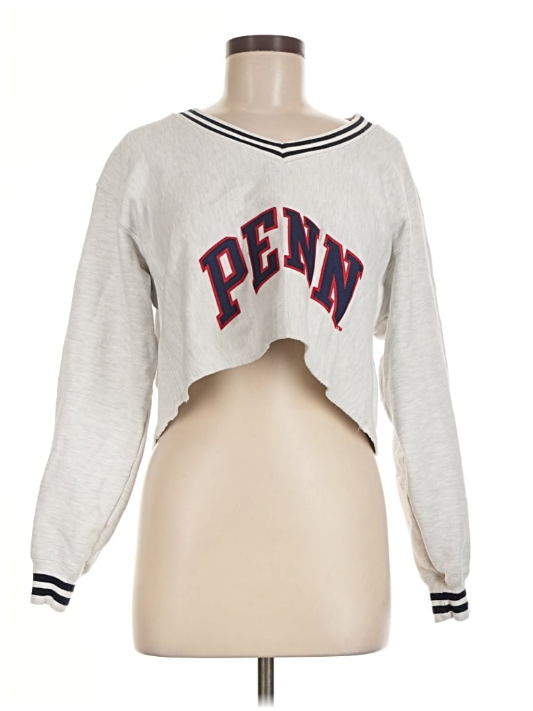 Pre-owned Champion Sweatshirt In Gray