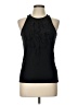 August Silk Black Sleeveless Blouse Size L - photo 1