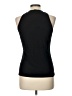 August Silk Black Sleeveless Blouse Size L - photo 2