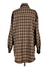 Missguided Plaid Brown Long Sleeve Blouse Size 2 - photo 2