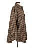 Missguided Plaid Brown Long Sleeve Blouse Size 2 - photo 4