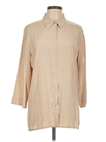 Chico's Design 3/4 Sleeve Silk Top (view 1)