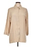 Chico's Design Tan 3/4 Sleeve Silk Top Size Lg (2) - photo 1
