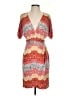 BCBGMAXAZRIA Print Orange Cocktail Dress Size S - photo 1