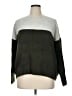 Vince Camuto Color Block Green Gray Pullover Sweater Size XL - photo 1