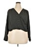 Worthington 100% Polyester Gray 3/4 Sleeve Blouse Size XXL (petite) - photo 1