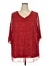 Catherines Red 3/4 Sleeve Blouse Size 2X - photo 1