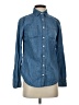 St. John's Bay 100% Cotton Blue Long Sleeve Button-Down Shirt Size XS - photo 1