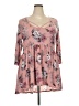 Torrid Pink 3/4 Sleeve Blouse Size 2X Plus (2) - photo 1