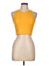 Girlfriend Collective 100% Polyester Yellow Tank Top Size L - photo 1