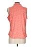 Tommy Bahama 100% Polyester Orange Sleeveless Blouse Size L - photo 2