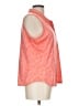 Tommy Bahama 100% Polyester Orange Sleeveless Blouse Size L - photo 4