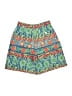 British Khaki 100% Cotton Paisley Green Shorts Size 4 - photo 2
