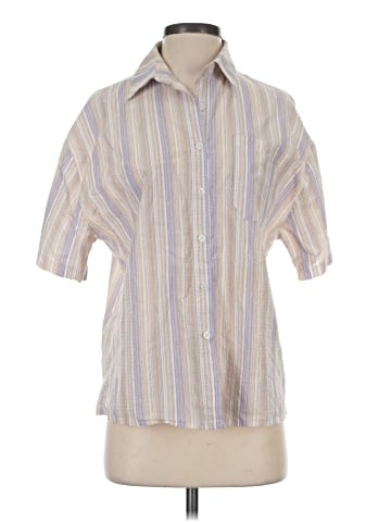 OAK + FORT Short Sleeve Button-Down Shirt (view 1)