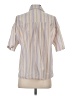 OAK + FORT Stripes Tan Short Sleeve Button-Down Shirt Size S - photo 2