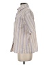 OAK + FORT Stripes Tan Short Sleeve Button-Down Shirt Size S - photo 5