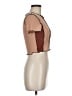 Shein Brown Short Sleeve Top Size 6 - photo 4