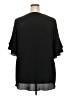 AGB Black Short Sleeve Blouse Size 2X - photo 2