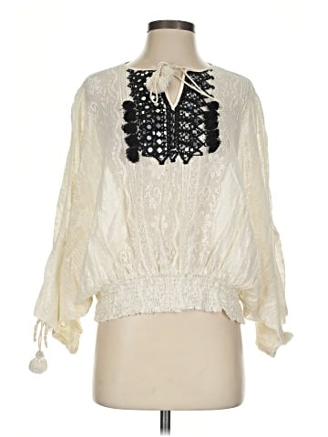 Vineet Bahl 3/4 Sleeve Blouse (view 1)