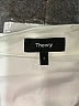 Theory Solid Ivory Sleeveless Button-Down Shirt Size S - photo 7