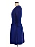 Everly Solid Blue Casual Dress Size M - photo 5