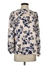 Parker 100% Polyester Floral Ivory Long Sleeve Blouse Size S - photo 1