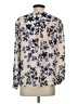 Parker 100% Polyester Floral Ivory Long Sleeve Blouse Size S - photo 2