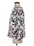 Parker 100% Polyester Floral Ivory Long Sleeve Blouse Size S - photo 5