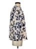 Parker 100% Polyester Floral Ivory Long Sleeve Blouse Size S - photo 4