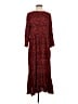 Zara Animal Print Red Casual Dress Size S - photo 1