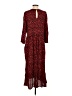 Zara Animal Print Red Casual Dress Size S - photo 2