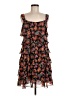Nine West Floral Black Cocktail Dress Size 8 - photo 1