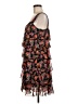Nine West Floral Black Cocktail Dress Size 8 - photo 5