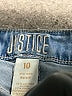 Justice Hearts Blue Jeans Size 10 - photo 3