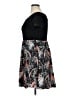 Torrid Print Black Casual Dress Size 1X Plus (1) - photo 5