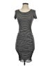 BCBGMAXAZRIA Stripes Gray Casual Dress Size XS - photo 1