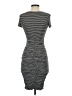BCBGMAXAZRIA Stripes Gray Casual Dress Size XS - photo 2