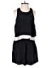 Madison Marcus 100% Silk Color Block Black Romper Size S - photo 1