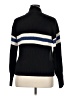 Sanctuary 100% Acrylic Stripes Black Turtleneck Sweater Size XL - photo 2